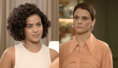 Aumenta a tensão entre Celina e Maria de Fátima no capítulo de sábado 16 de agosto de 2025 de Vale Tudo