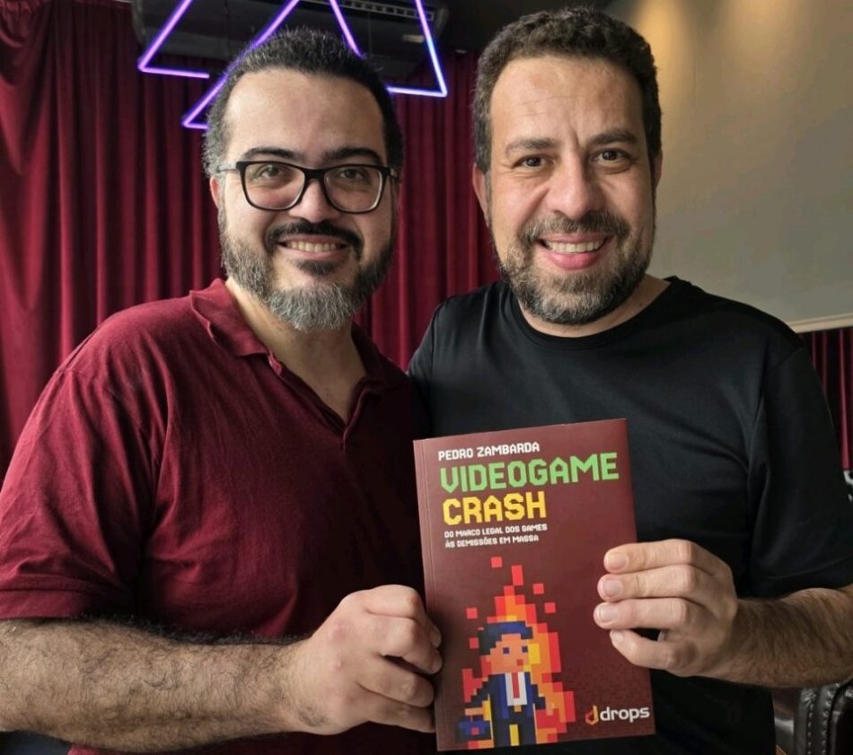 Pedro Zambarda e Guilherme Boulos. Foto: Aline Molina