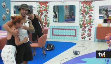 Explosão de emoções: Catarina Miranda grita ao ver avião - Big Brother