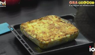 «Há 3 dias que a carne está descongelada»: Kina critica lasanha de Catarina Miranda, mas os outros adoraram e aplaudiram o prato - Notícias de hoje - IOL