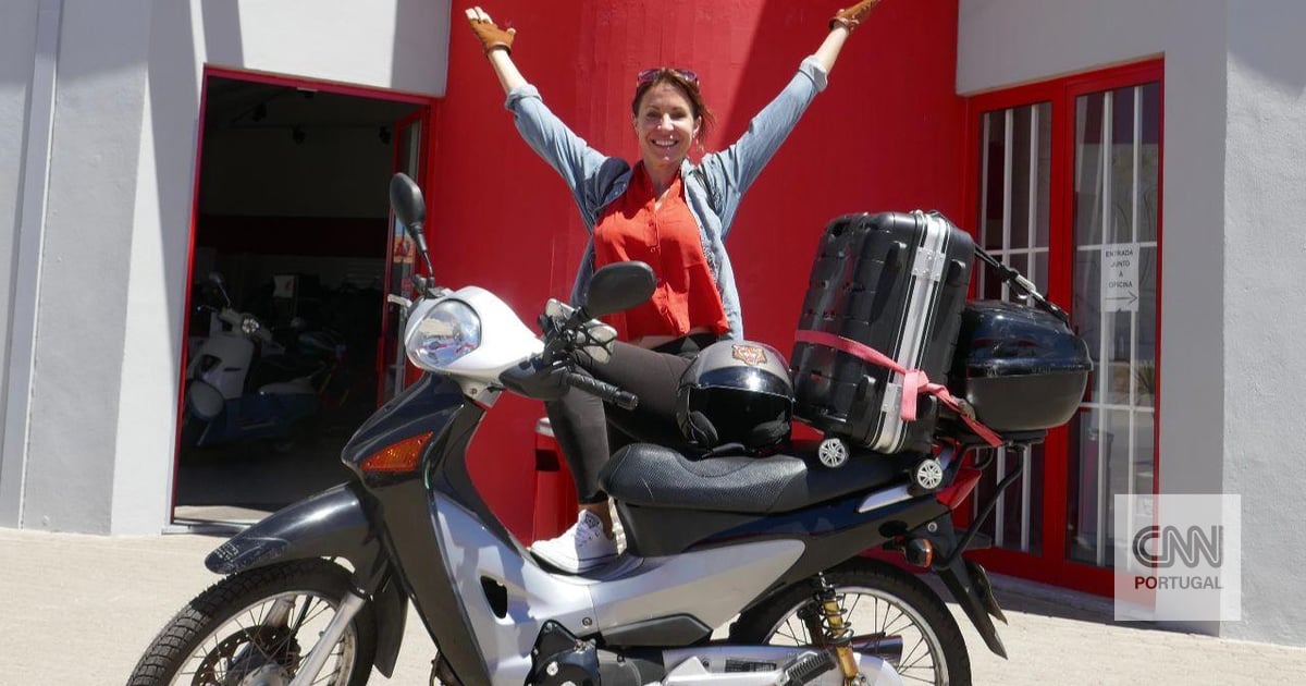 Séanna atravessou a Europa de scooter durante dois meses. Foi em Lisboa que encontrou o amor