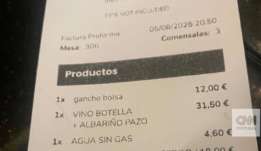 E se lhe aparecessem 12€ por um gancho para malas na conta do restaurante?