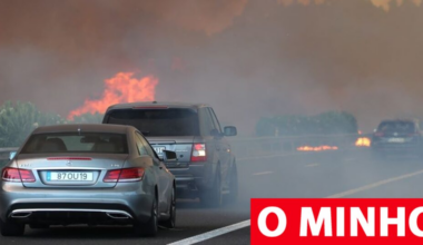 Incêndio obriga ao corte da estrada Viana-Ponte de Lima