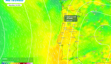 Amanhã, 19 de agosto, prevê-se vento forte de Noroeste e nova descida das temperaturas: saiba a previsão completa!
