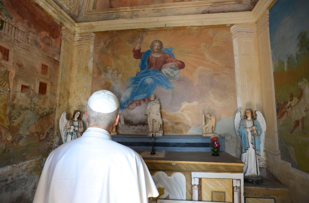 Leão XIV visita o Santuário de Nossa Senhora das Graças de Mentorella