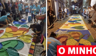 Perto de 50 toneladas de sal para cobrir ruas de "cor, arte e devoção" na noite mais longa em Viana