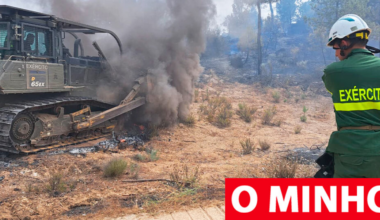 Exército está por todo o Minho a combater incêndios