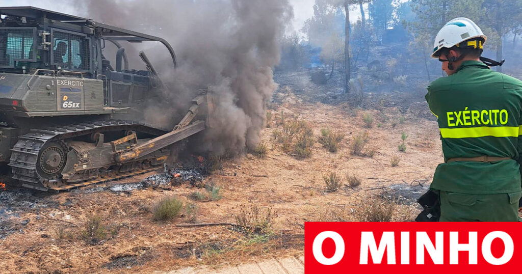 Exército está por todo o Minho a combater incêndios