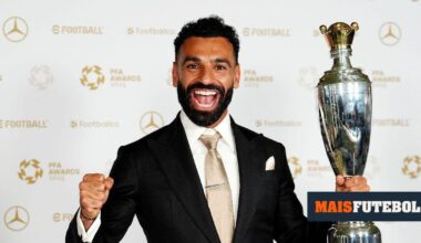 Inglaterra: Salah eleito MVP da Premier, Borja Sainz distinguido no Championship