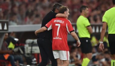 Benfica: Bruno Lage comenta titularidade de Akturkoglu