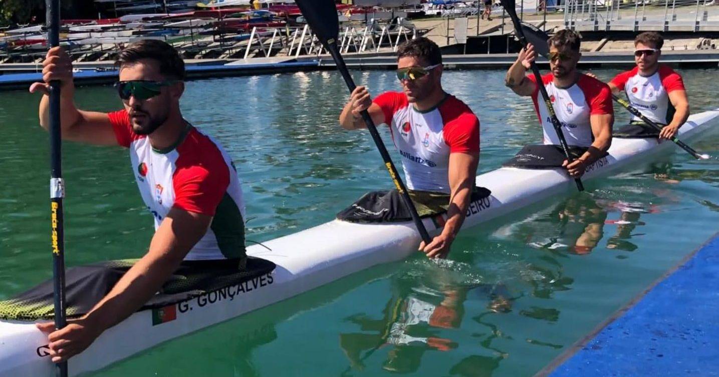 Portugal sagra-se campeão do mundo de canoagem em K4 500 metros