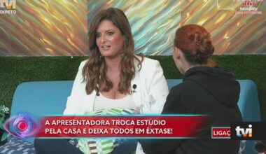 Até os olhos brilham. Maria Botelho Moniz em êxtase por estar dentro da casa do Big Brother - TVI