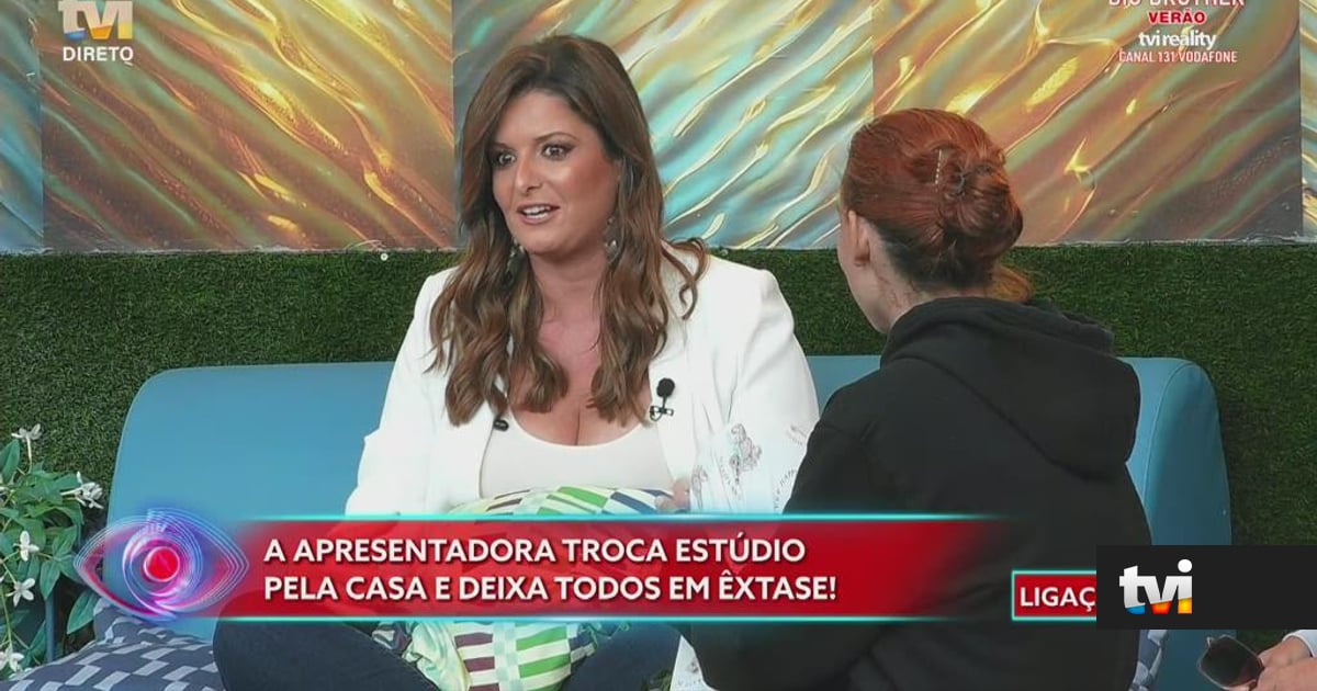 Até os olhos brilham. Maria Botelho Moniz em êxtase por estar dentro da casa do Big Brother - TVI