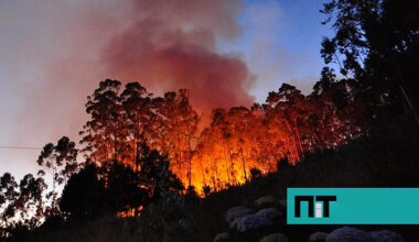 avistado um tornado de fogo na Covilhã — NiT