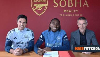 OFICIAL: Arsenal anuncia avançado mais caro que Gyökeres