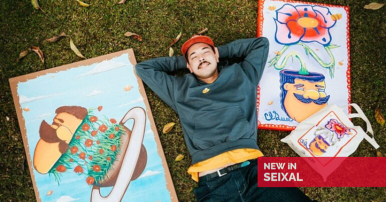 o artista que criou o boneco com bigode espalhado pelas ruas do Seixal — New in Seixal