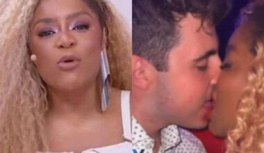 Tá rolando? Cariúcha abre o jogo após beijão de língua em filho de Gugu