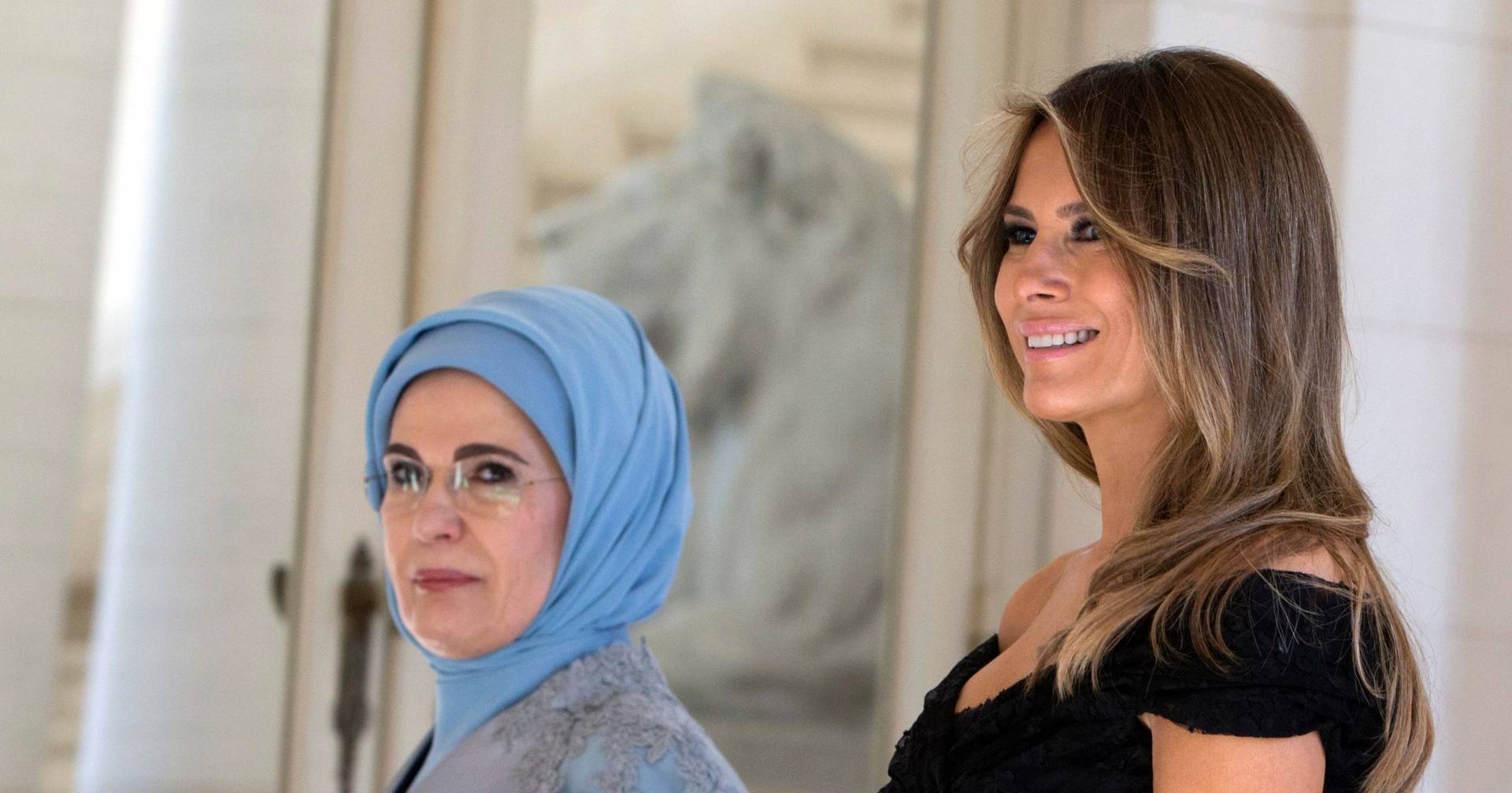 Primeira-dama da Turquia pede a Melania Trump que defenda as crianças em Gaza