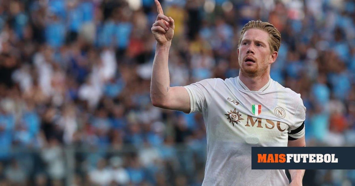 VÍDEO: De Bruyne marca golaço e Nápoles entra a vencer na Liga italiana