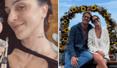 Namorada de Fábio Porchat desmente tatuagem e brinca com repercussão