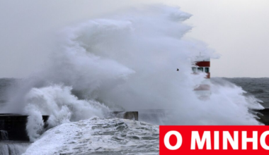 Mar vai ficar perigoso a partir de terça-feira. Aviso amarelo para Viana, Esposende e Caminha