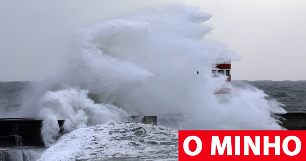 Mar vai ficar perigoso a partir de terça-feira. Aviso amarelo para Viana, Esposende e Caminha