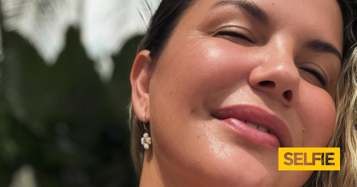 Katia Aveiro mostra-se com mais 30 quilos