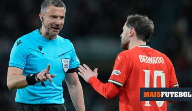 Champions: árbitro de má memória para o Benfica na receção ao Fenerbahçe