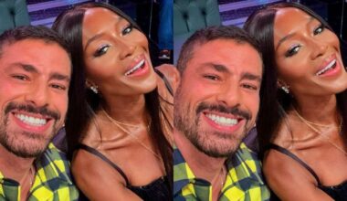 Naomi Campbell surpreende ao revelar de onde conhece Cauã Reymond