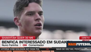 «Sudakov? Seria extraordinário, um criativo na linha de Kökcü» - Maisfutebol
