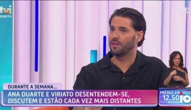 Apanhada em flagrante: Gonçalo Quinaz critica atitude de Catarina Miranda na ligação em direto à casa - Notícias de hoje - IOL