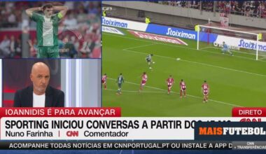 «Ioannidis serve as ideias de Rui Borges, que apelidou Harder de trapalhão» - Maisfutebol