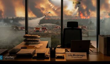 Montenegro na crise dos incêndios: “Este governo, na pandemia, ia ser um pandemónio”