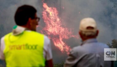 O incêndio no Fundão estava em curso e subitamente a GNR vê uma pessoa a caçar ali no meio