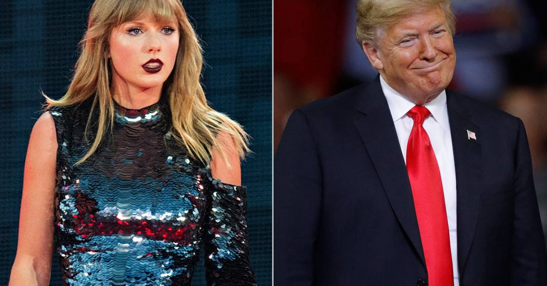 Donald Trump reage à notícia do noivado de Taylor Swift e Travis Kelce