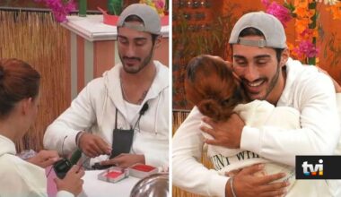 Conquistou um jantar romântico a dois. Catarina Miranda não desiste de Afonso e até lhe ofereceu uma pulseira de marca - Big Brother