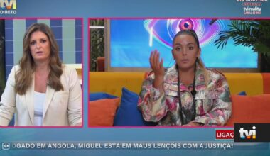 Jéssica Vieira reage em direto ao jantar romântico de Catarina Miranda e Afonso Leitão - Big Brother