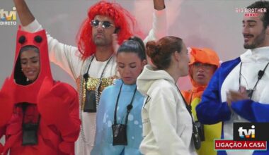 Inseparável de Jéssica Vieira, Afonso Leitão tem gesto de proteção com Catarina Miranda - Big Brother