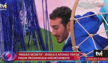 Catarina Miranda perde a cabeça com Afonso Leitão e Jéssica Vieira... e acaba por se declarar - Big Brother