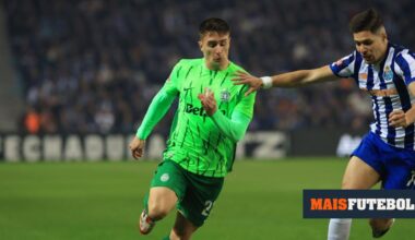 Sporting-FC Porto: os onzes prováveis para o clássico