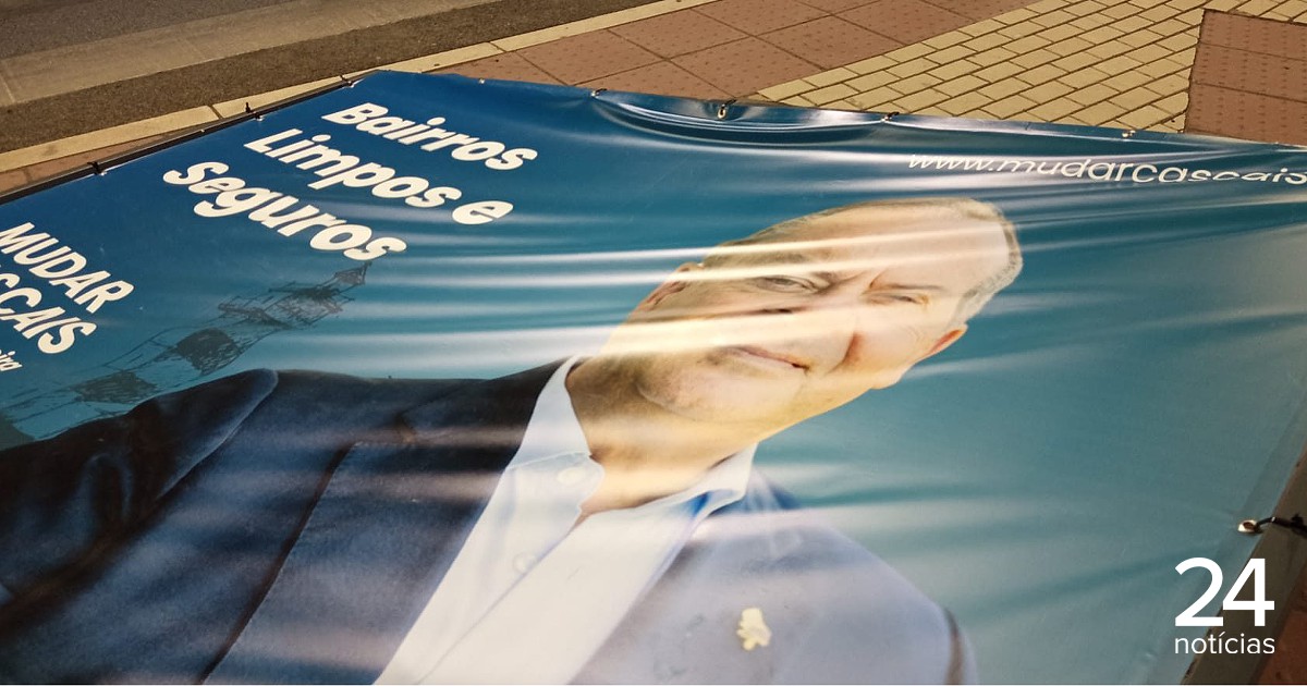 Outdoor removido em Cascais gera polémica entre candidato às autárquicas e bombeiros - Atualidade