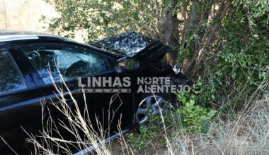 Despiste à saída de Elvas provoca dois feridos