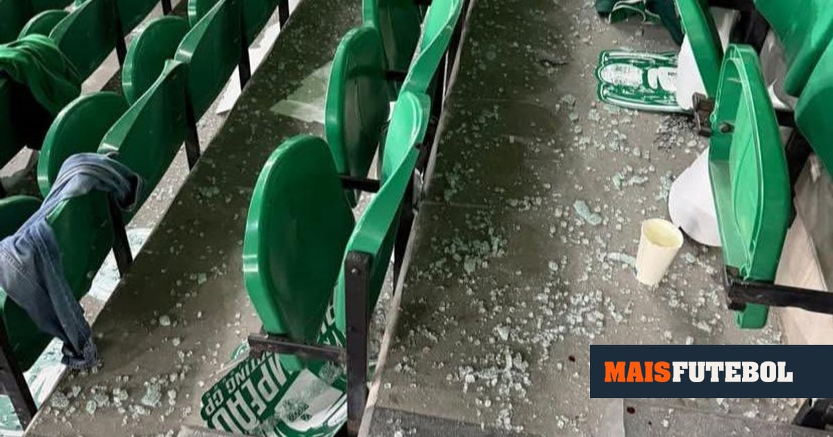 Adeptos do FC Porto partem vidros da caixa de segurança, 17 adeptos do Sporting feridos