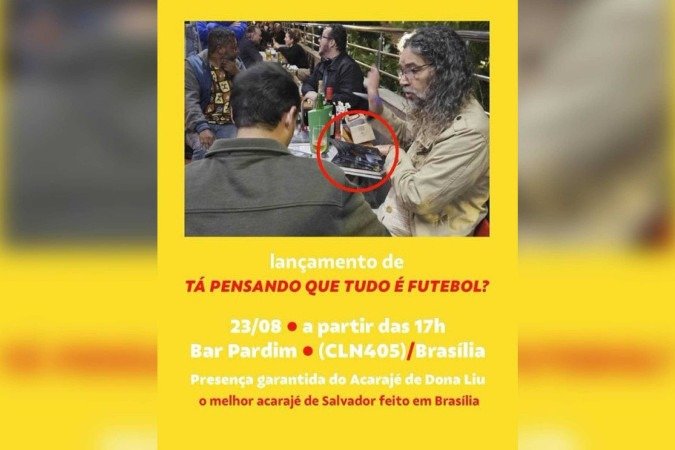 O lançamento ocorreu no Bar Pardim, na CLN 405  -  (crédito: Redes sociais)