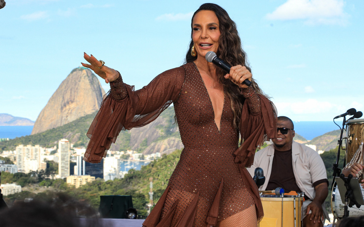Ivete Sangalo gravou projeto de samba no Rio de Janeiro