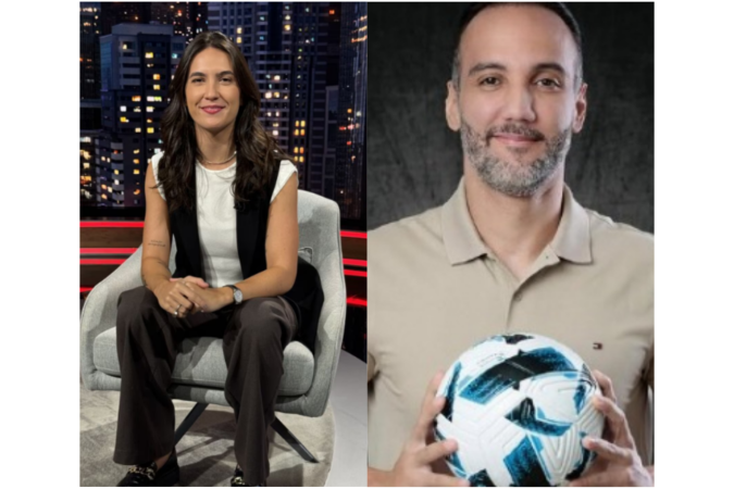 Mariana Spinelli e Jorge Iggor -  (crédito: Reprodução / ESPN // Reprodução / Instagram)