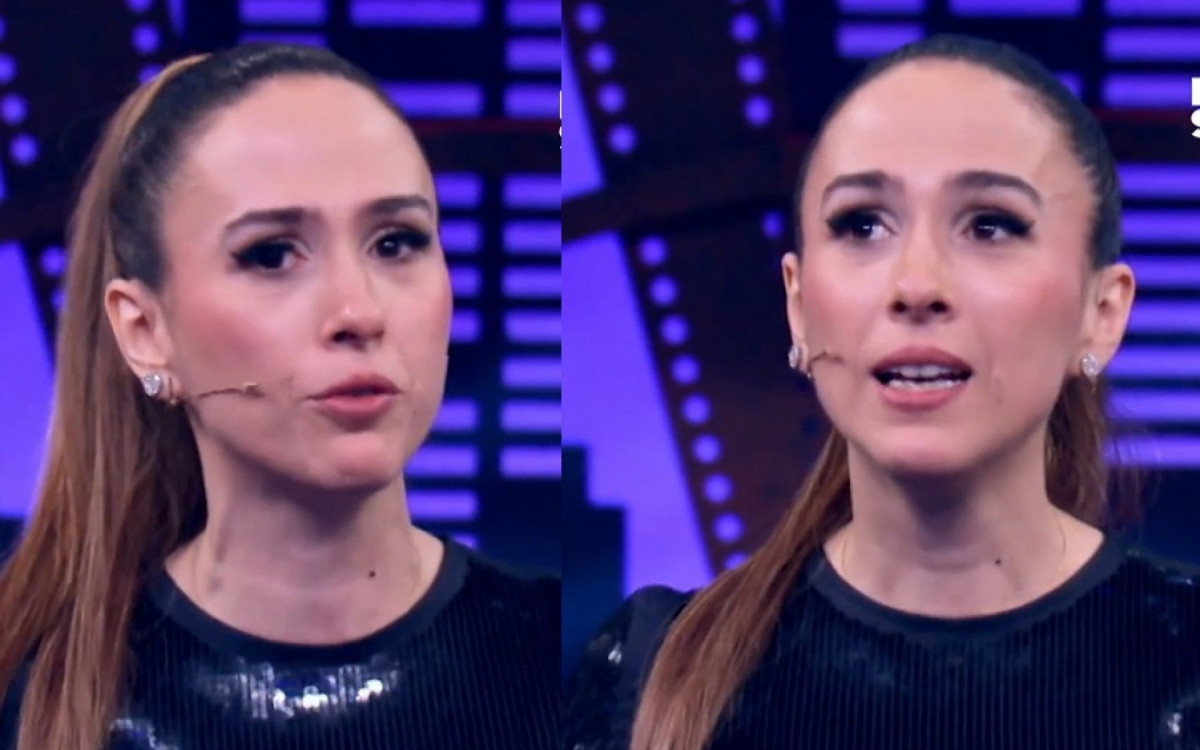 Emocionada, Tatá Werneck relembra ajuda do pai para sair de relação tóxica | Televisão