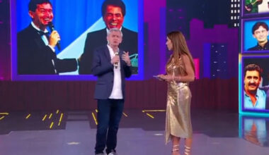 Serginho Groisman durante o