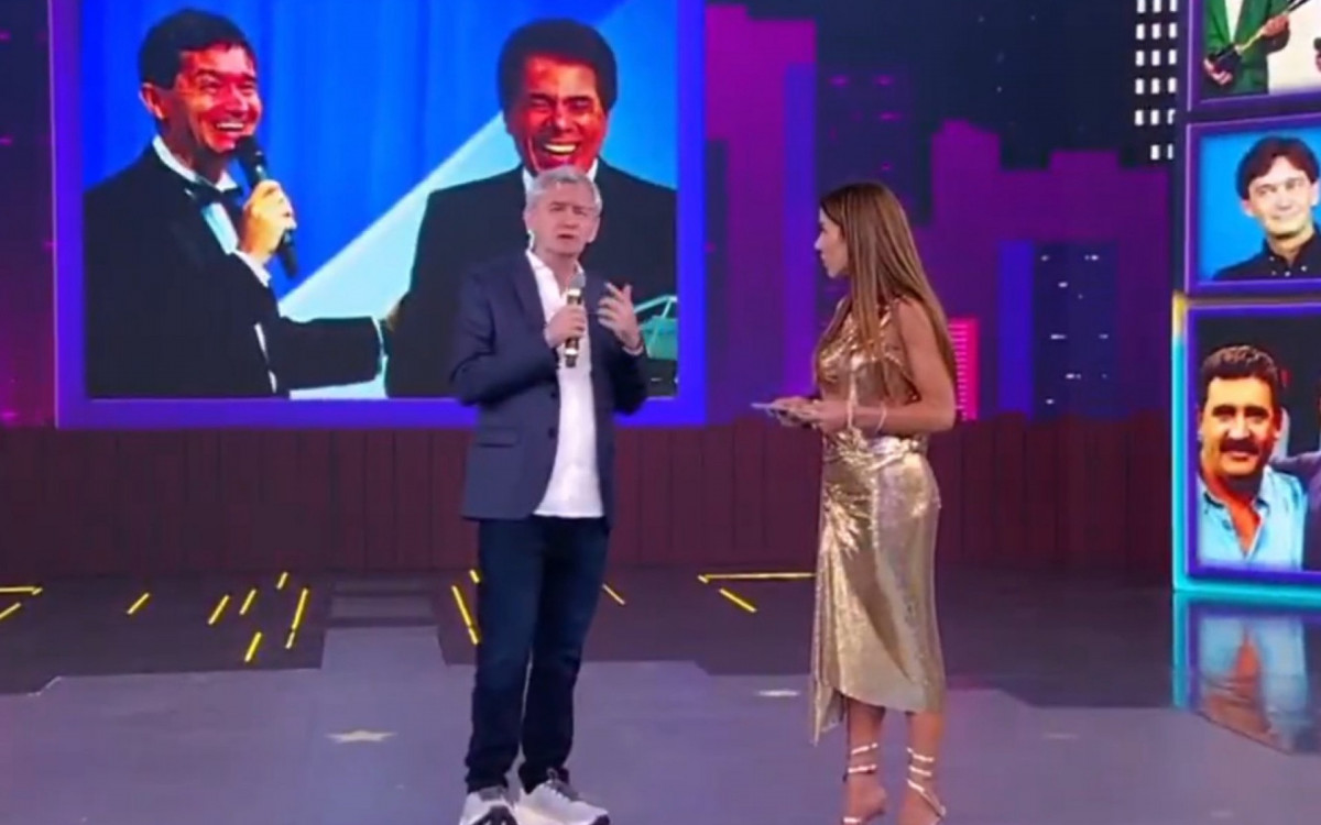Serginho Groisman durante o
