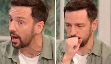 Ralf Little quase vomitou ao mencionar tomates em programa de culinária -  (crédito: BBC)